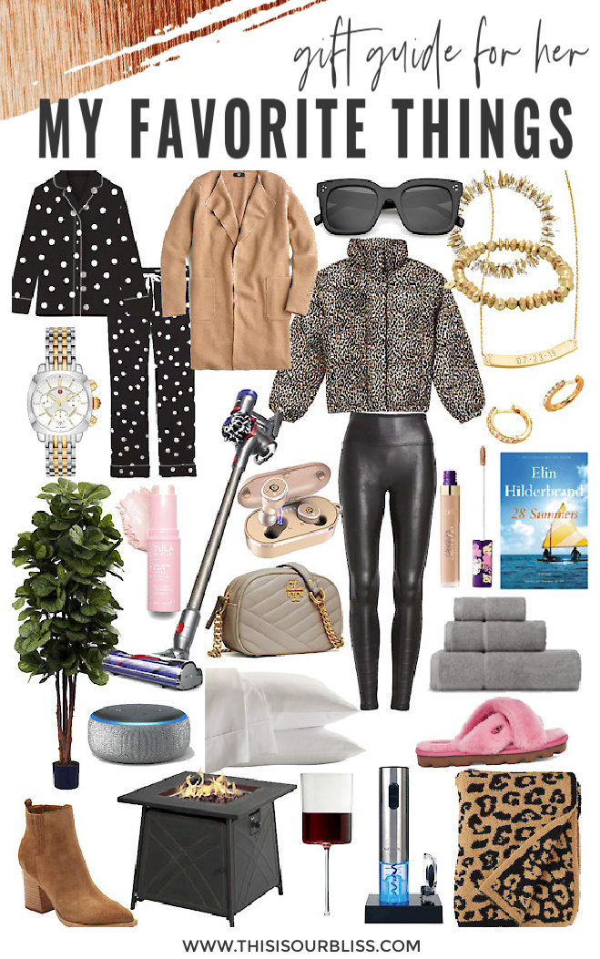 My Favorite Things 2020 - gift guide for her - This is our Bliss #favoritethings #giftideasforher #giftguideforher #giftsforher