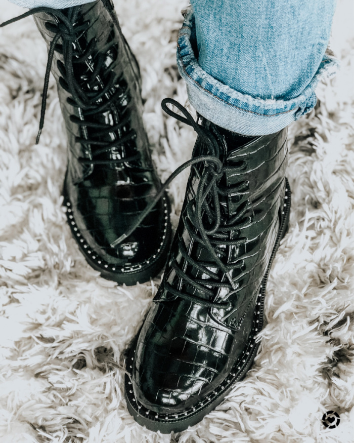 studded croc combat boots - affordable combat boots - This is our Bliss ...