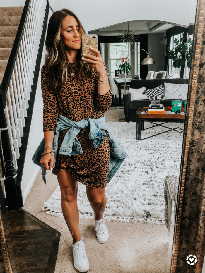 leopard dress 3 ways - the $13 leopard dress you need - #walmartfashion #dressycasual #leoparddress #springstyle This is our Bliss