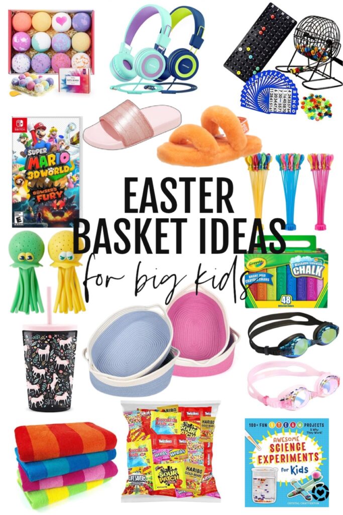 Easter Basket Ideas for big kids - boy and girl Easter basket ideas #easterbasketideas #eastergiftguideforkids #eastergiftguideforgirls #easterideasforboys- This is our Bliss