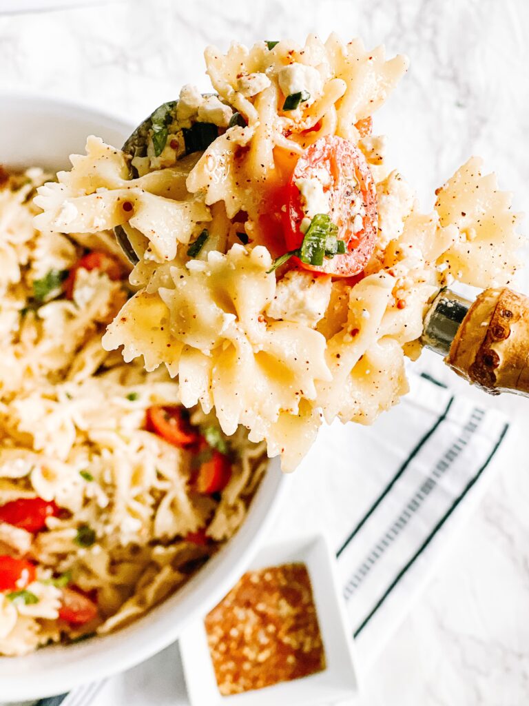 Delicious Light & Fresh Pasta Salad for Summer - #freshpastasalad #summerpastasalad #lemonpasta - This is our Bliss