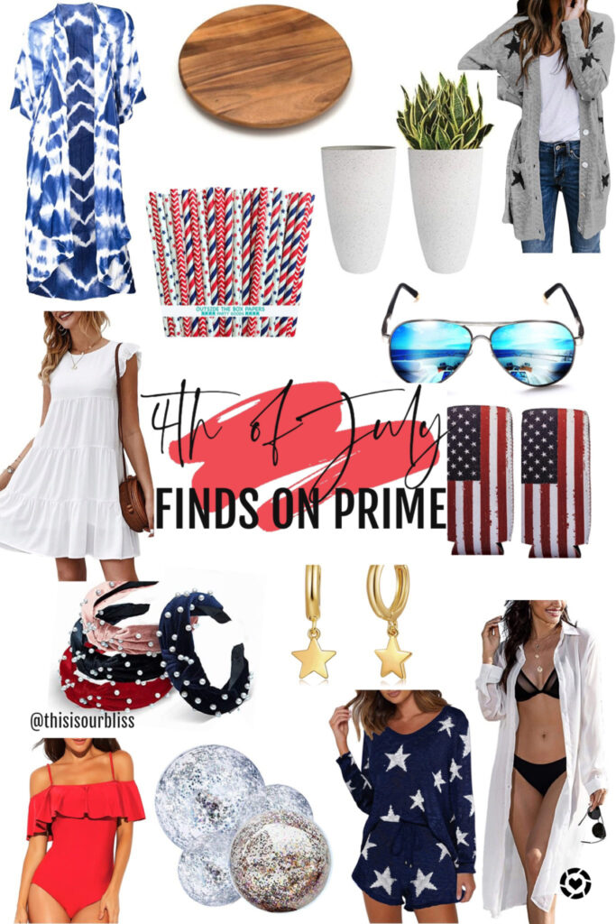 4th of July Finds on Prime - Amazon finds for the fourth of July - This is our Bliss #amazonfinds #amazonfashionfinds #4thofjulyoutfitideas