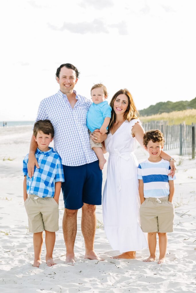 beach family photoshoot - Hilton Head - what to wear for beach family photos - 20 white dresses perfect for beach family photos - This is our Bliss