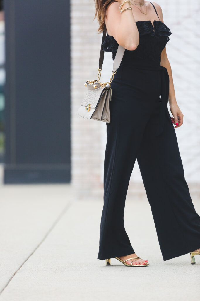 black jumpsuit - special occasion outfit ideas - wedding guest outfit ideas - #weddingguest #speicialoccasionoutfitidea - This is our Bliss