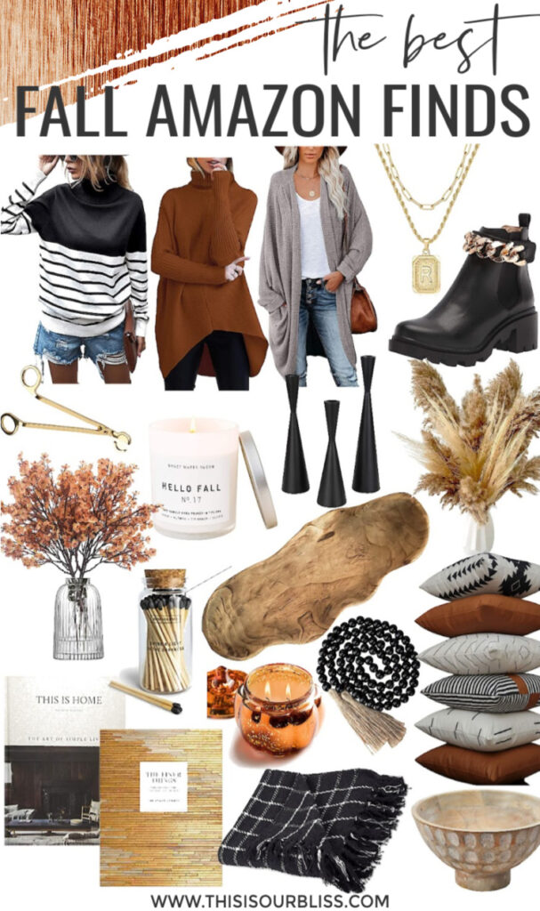The Best Fall Amazon Finds - Affordable fall finds from Amazon - This is our Bliss #fallamazon #amazonfashion #fallamazonfinds #amazonfinds