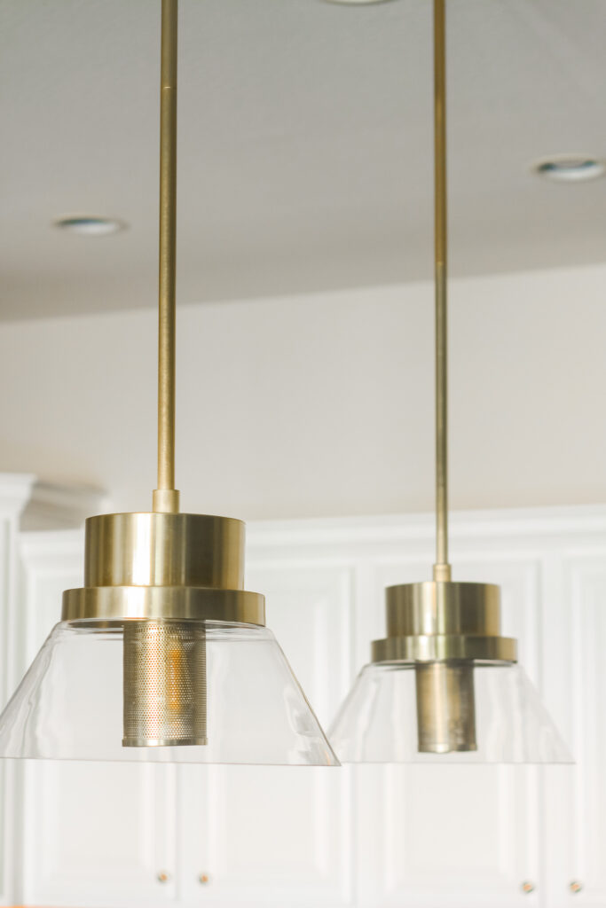 Brass pendant lights - This is our Bliss