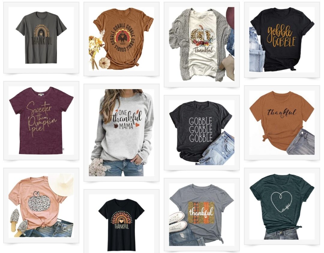 The Cutest Thanksgiving Graphic Tees 