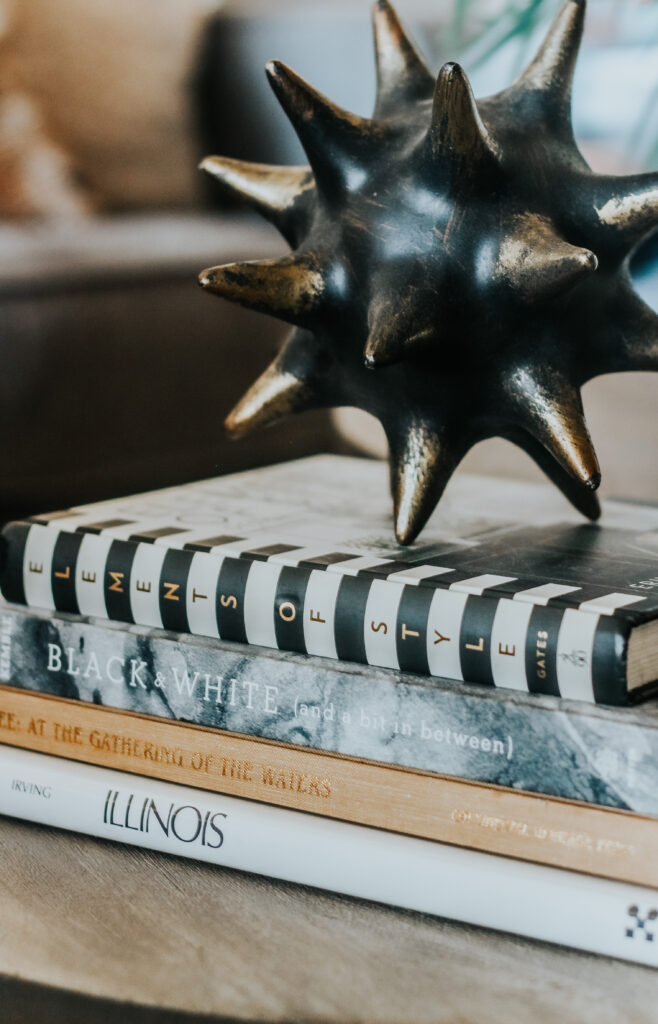 coffee table styling with coffee table books - This is our Bliss