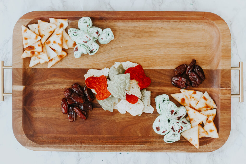 Holiday Grazing Board the Whole Family Will Love - This is our Bliss #christmascharcuterie #holidaygrazing