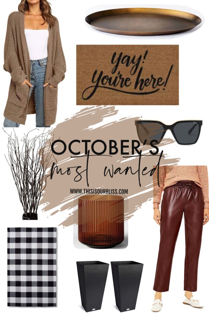 October's Most Wanted - This is our Bliss #octoberbestsellers #fallfinds #monthlytopsellers
