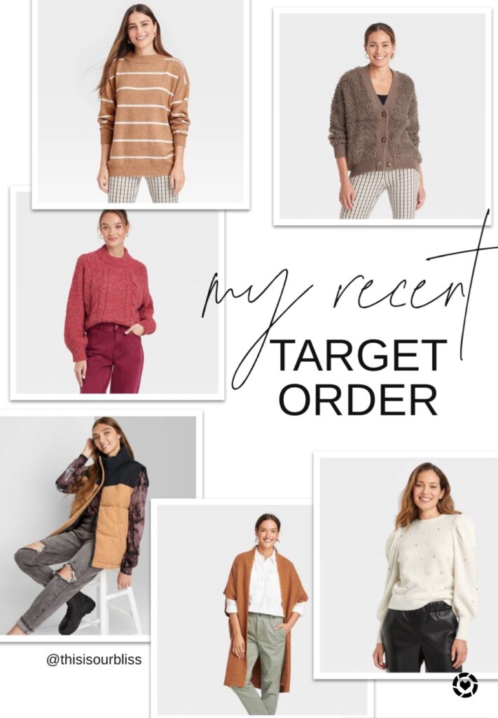 recent Target order