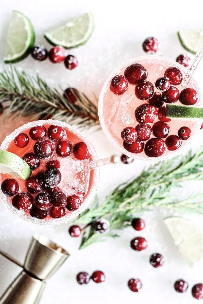 Merry Mistletoe Margaritas - This is our Bliss #holidaycocktail #mistletoemargarita