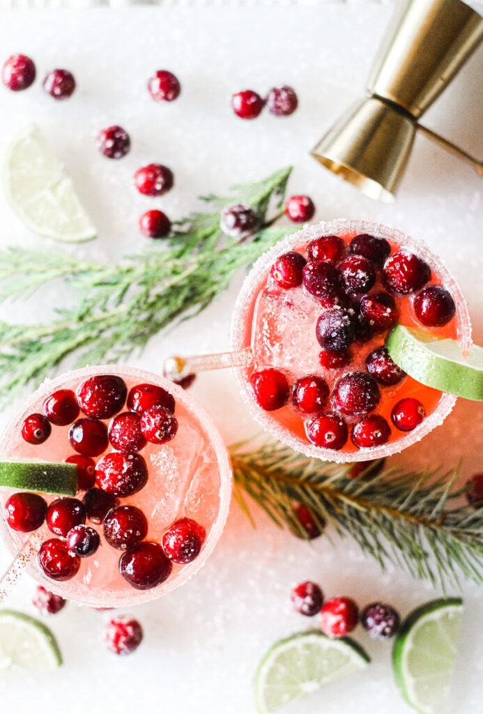 Merry Mistletoe Margaritas - This is our Bliss #holidaycocktail #mistletoemargarita