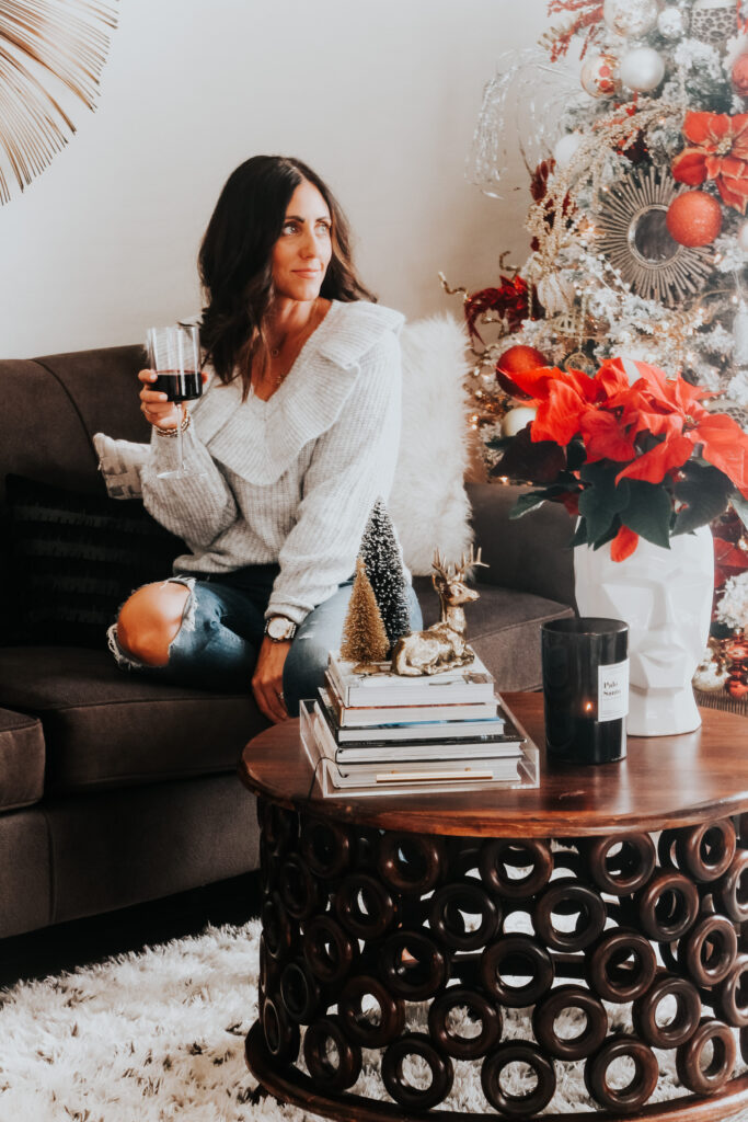 4 PIECES YOU NEED THIS HOLIDAY SEASON FROM TARGET - This is our Bliss #targetstyle gray ruffle sweater