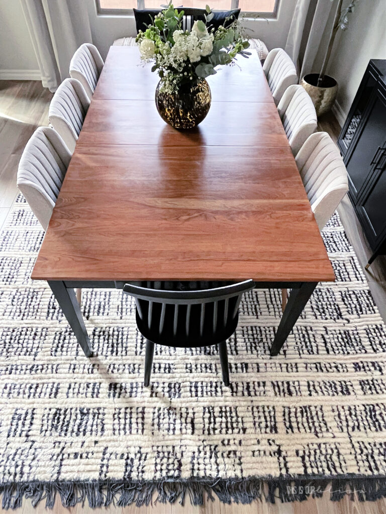 Dining Room table - refinished cherry dining table - This is our Bliss
