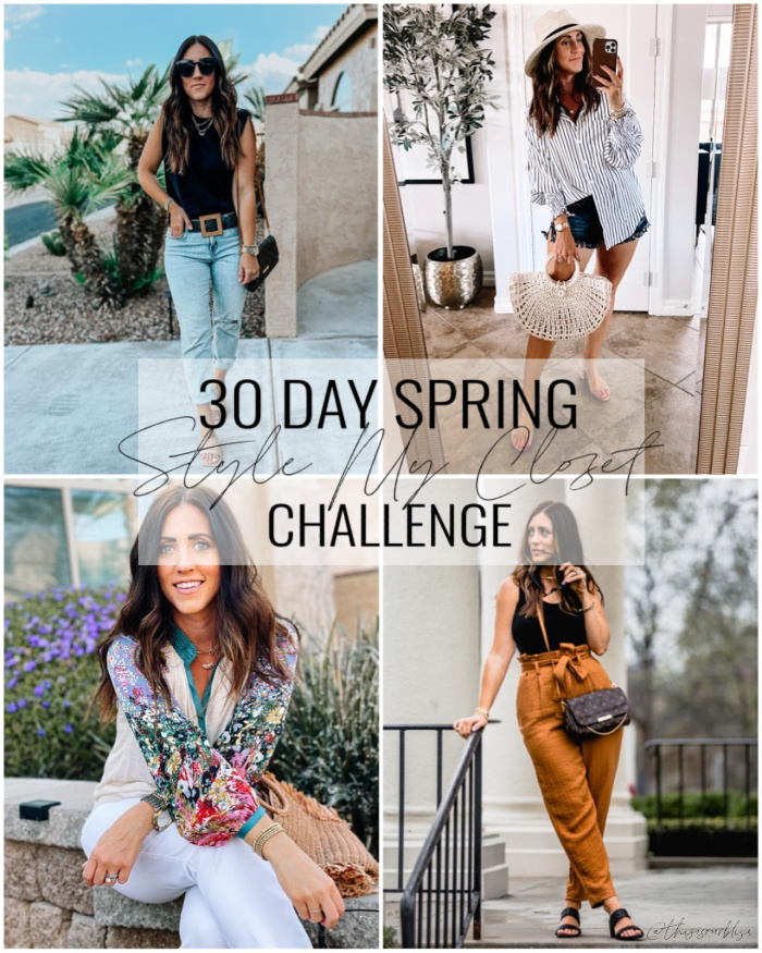 30 Day Spring Style My Closet Challenge - This is our Bliss