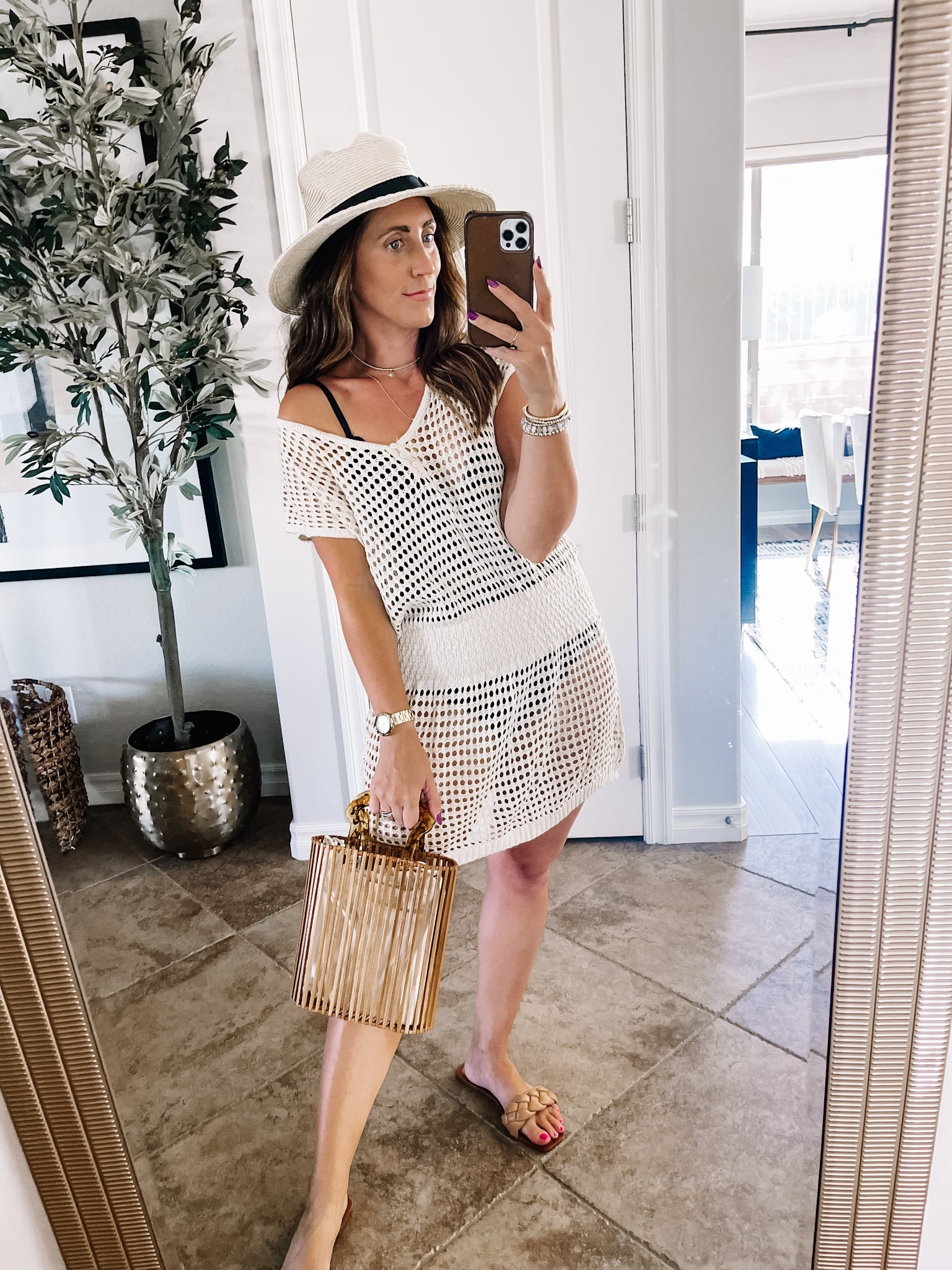 crochet cover-up - Amazon Haul - Spring Break finds - This is our Bliss - #amazonswim #amazonfashion #amazoncoverup