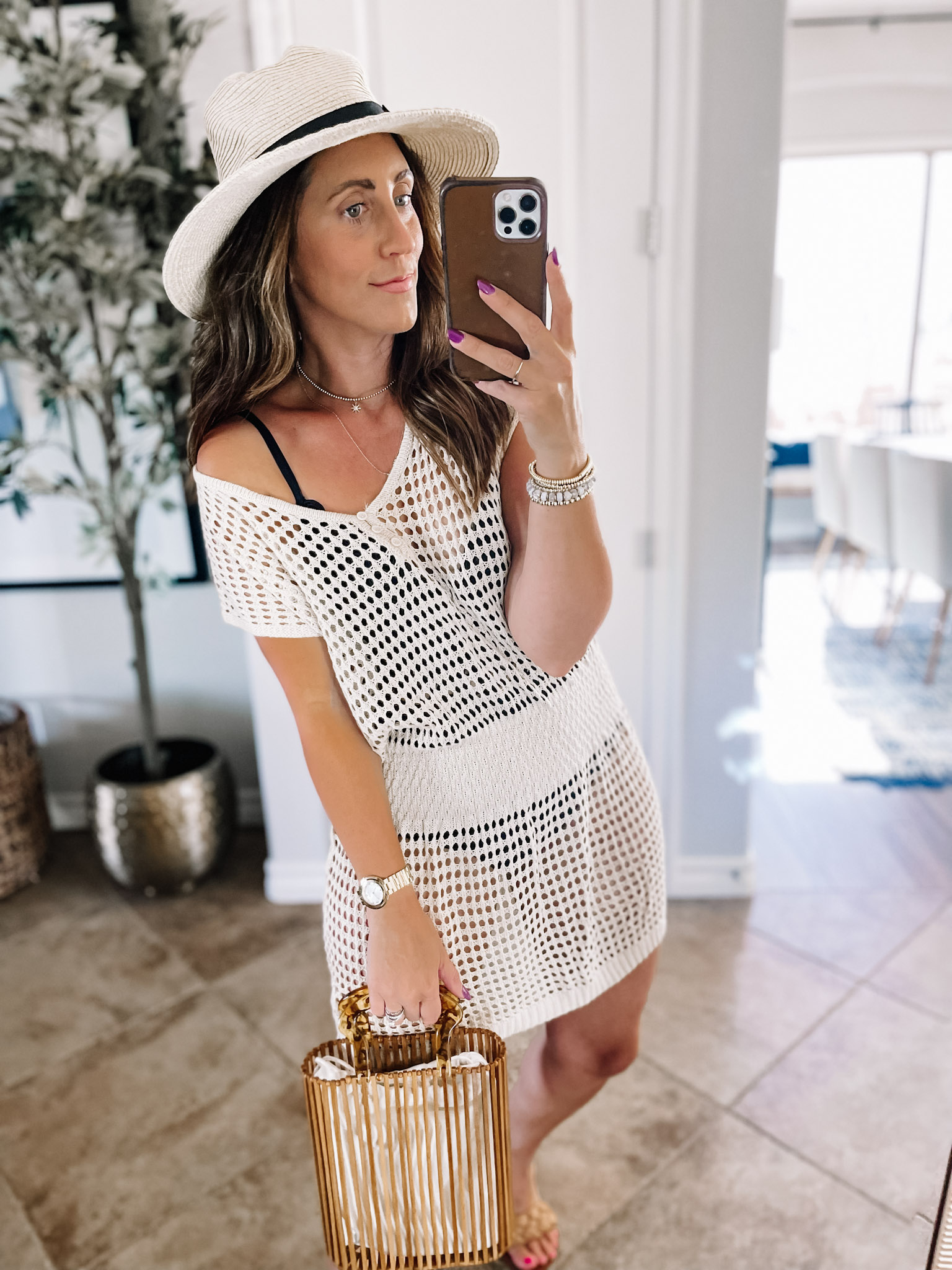 crochet cover-up - Amazon Haul - Spring Break finds - This is our Bliss - #amazonswim #amazonfashion #amazoncoverup