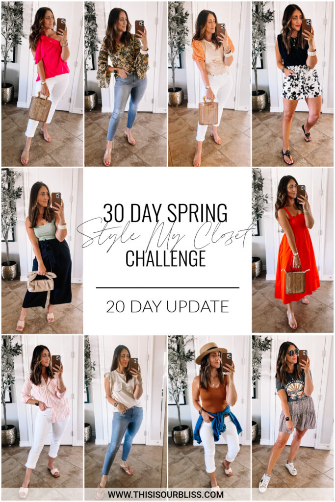 Spring Style My Closet Challenge - 20 day update - This is our Bliss #springstyle (1)