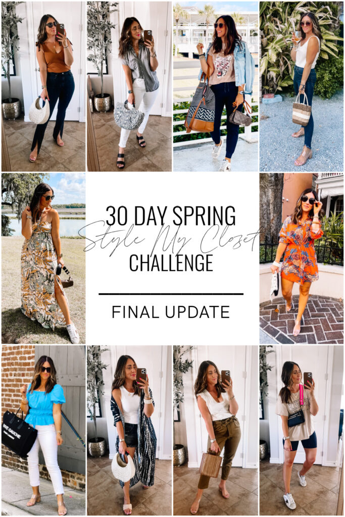 Spring Style My Closet Challenge - 30 day update - This is our Bliss