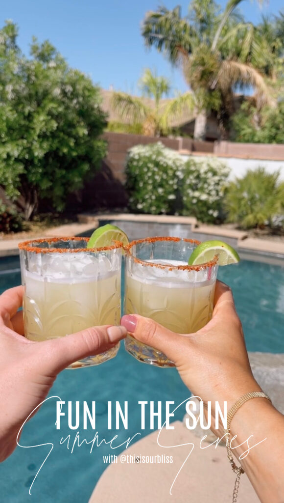 Easy pineapple margaritas - This is our Bliss - Fun in the Sun Summer series
