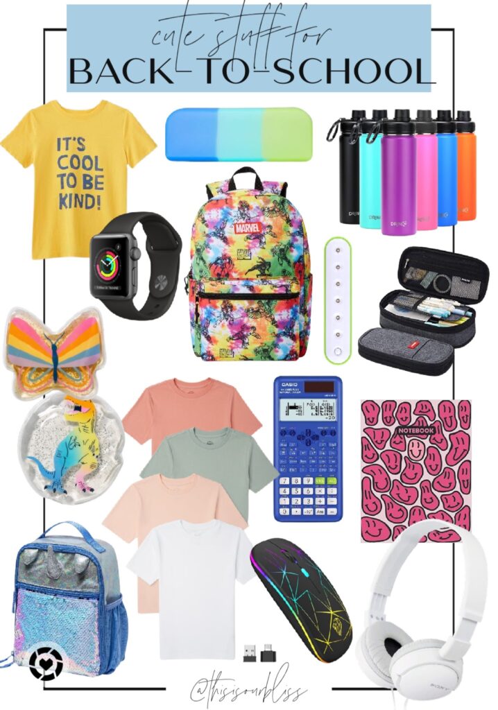 Cute back to School stuff - cute back-to-school supplies for kids! - This is our Bliss #backtoschool #cuteschoolsupplies #schoolsupplies #targetkids #walmartkids