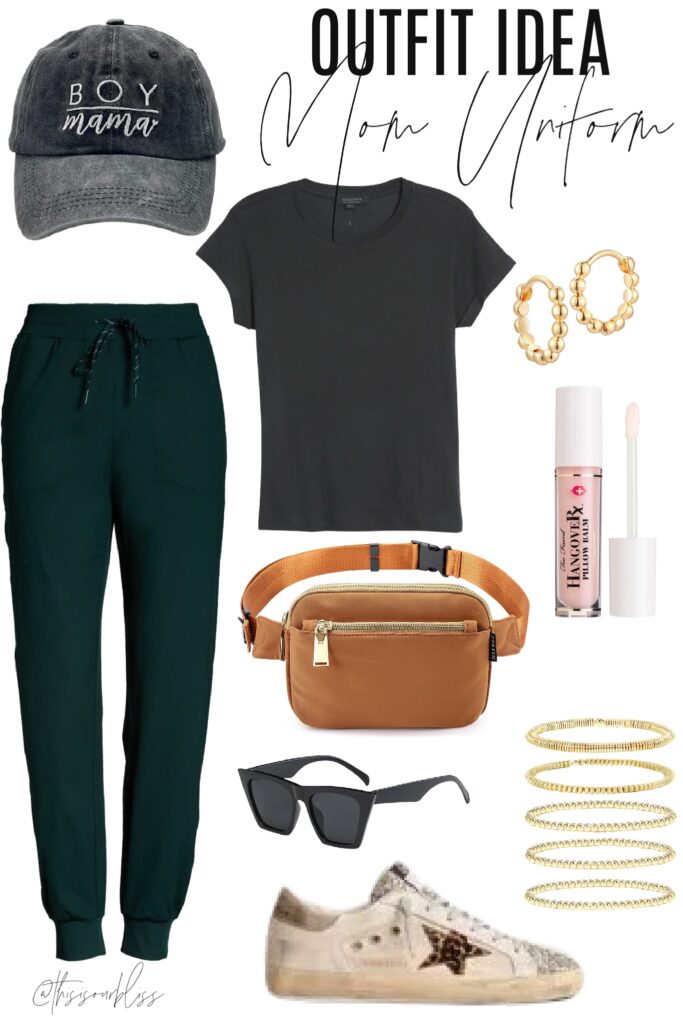 My mom uniform staples - This is our Bliss #momoutfitidea #momstyle #joggerstyle #casualoutfitidea