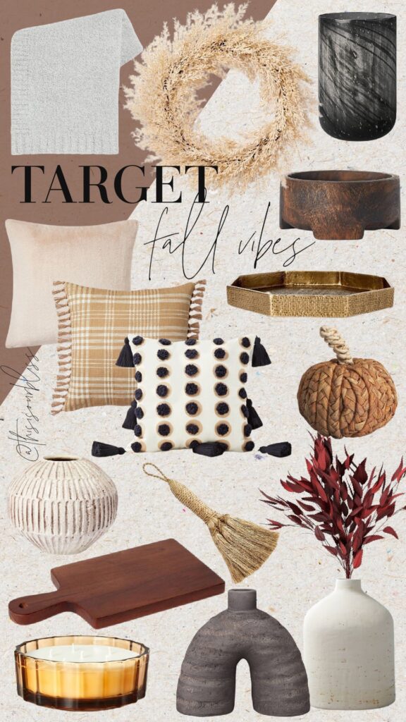 Target Fall Home Finds - Fall Home Finds From Target - This is our Bliss #targetfall #targethome #homedecortarget