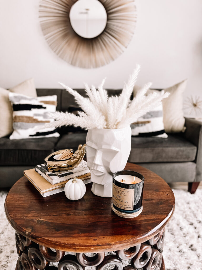 Fall coffee table styling - This is our Bliss