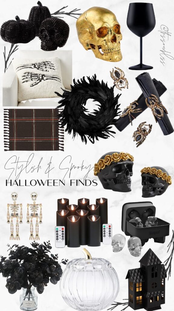 Stylish & Spooky Halloween Finds - This is our Bliss #halloween #glamhalloween #stylishhalloween #chichalloween