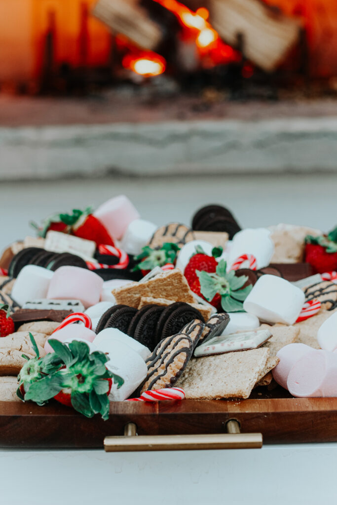 The Ultimate Holiday S'mores Board - This is our Bliss #holidayboard #holidayentertaining