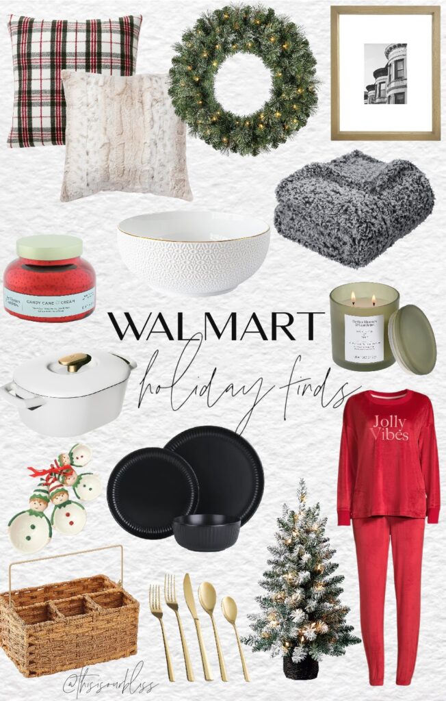Walmart Holiday finds - This is our Bliss #walmartholiday #walmartfinds #holidaydecor #holidaystyle