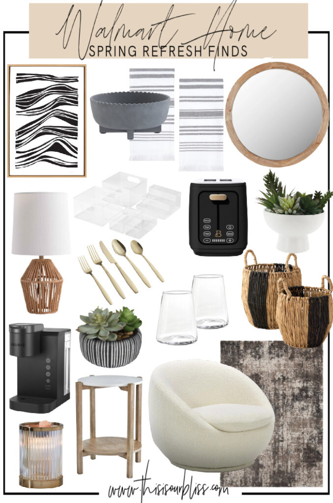 Walmart Home Finds - Spring refresh at home with Walmart - This is our Bliss #walmarthome #walmartfinds