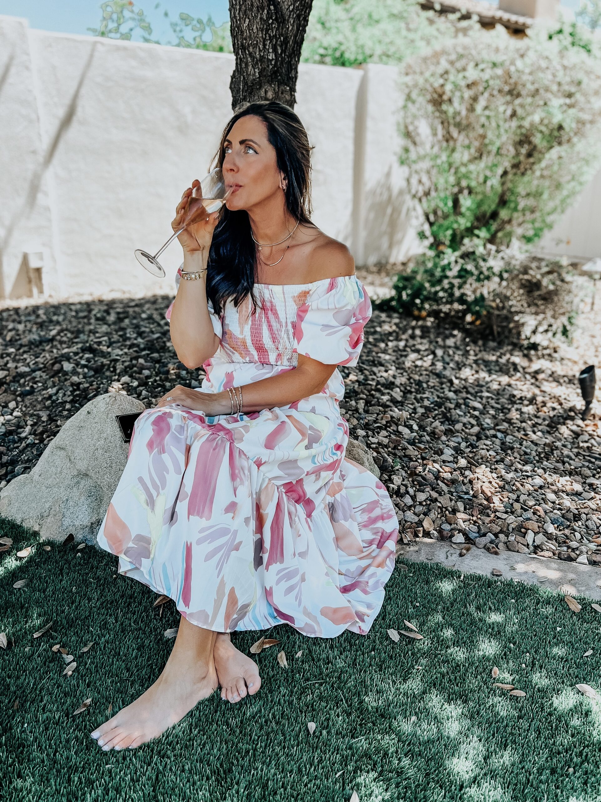 What I wore on Easter - Easter dress details - This is our Bliss