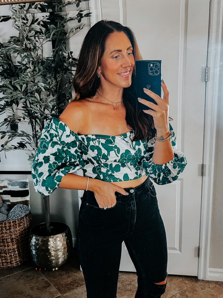 summer to fall transition blouse - This is our Bliss - The Friday Five