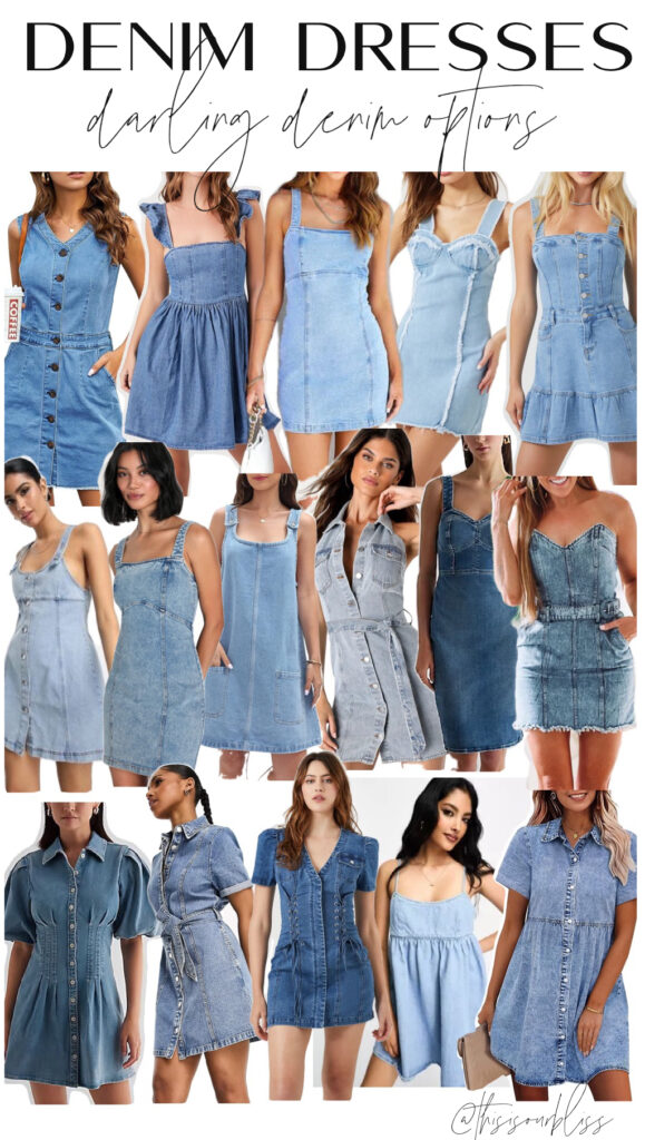 Darling Denim dresses - Country Concert Style - This is our Bliss
