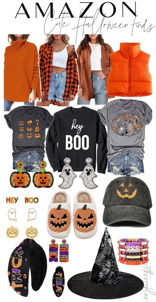 cute amazon halloween style finds - What to wear for halloween - This is our Bliss #halloweenstyle #halloweenoutfitideas