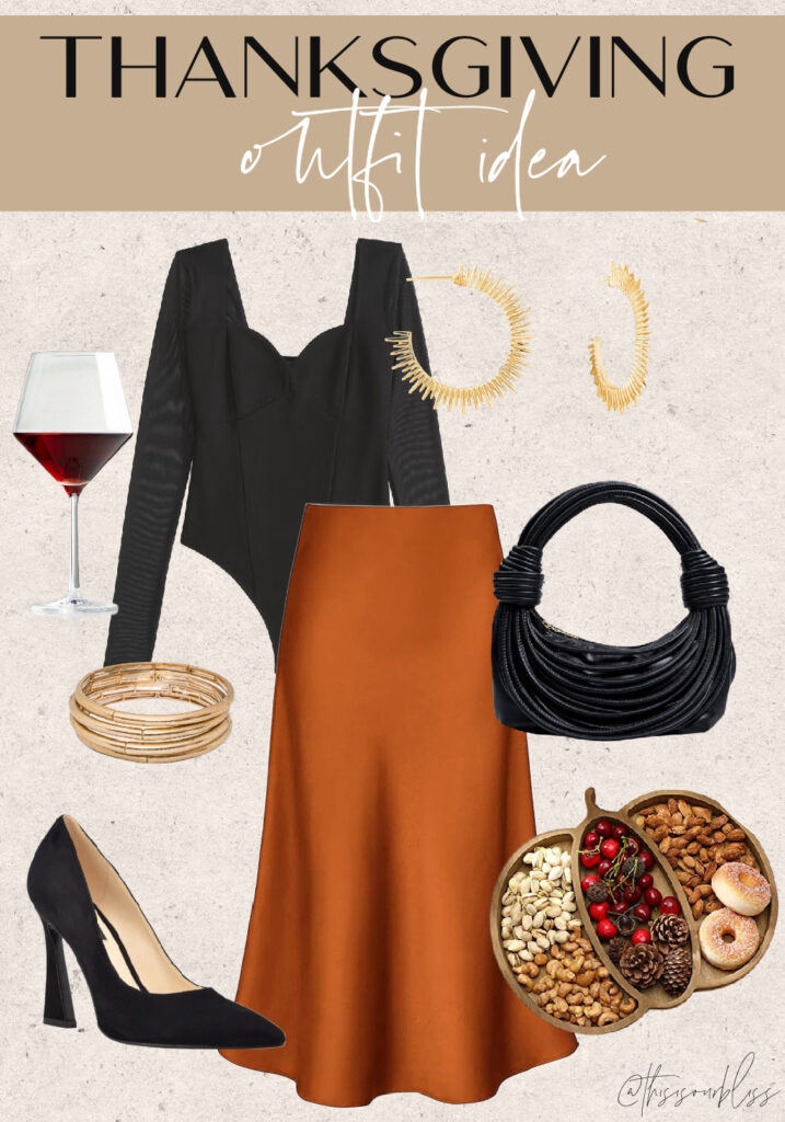Dressy Thanksgiving day outfit - This is our Bliss - Thanksgiving day dinner look